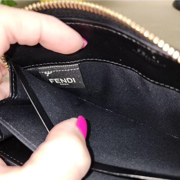 Authentic Fendi Vitello Liberty Century Lucido By The Way Zip Around Wallet - Picture 11 of 17